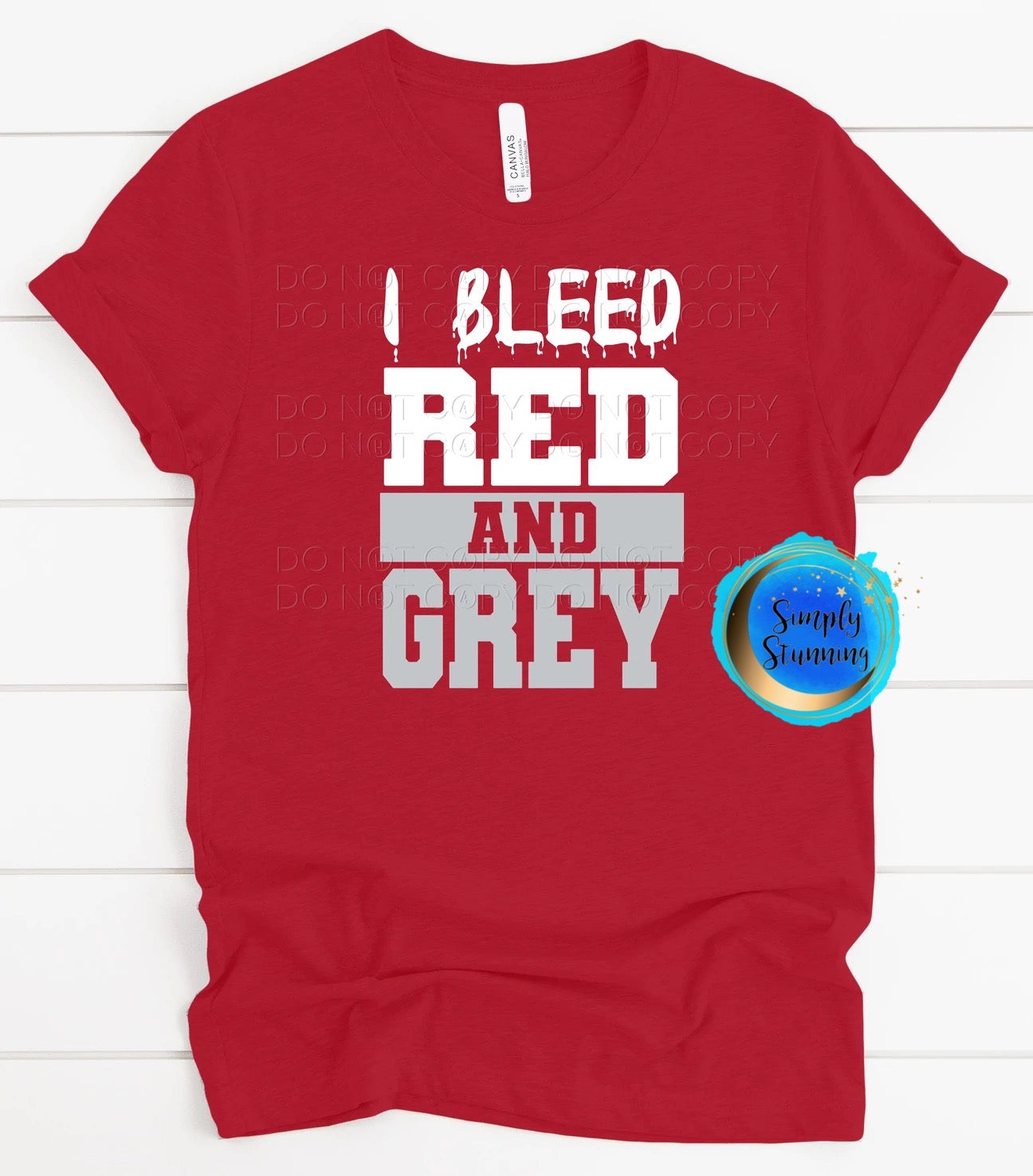 Bleed Red & Grey