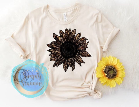 Animal Print Sunflower