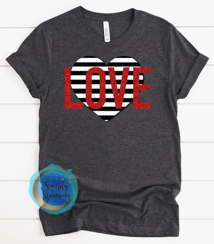 Love Stripe Heart