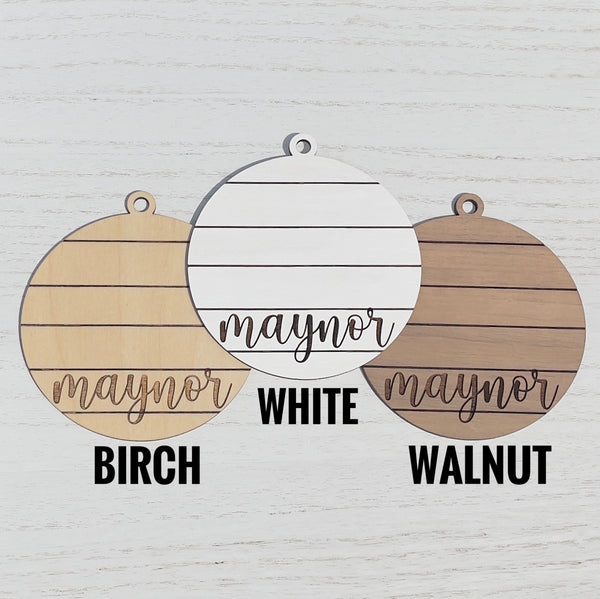 Custom Name/Initial Ornaments