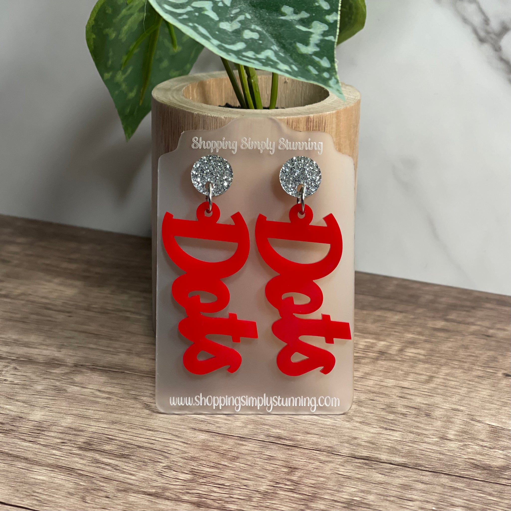 Dots Acrylic Earrings