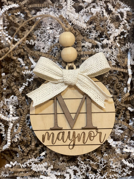 Custom Name/Initial Ornaments