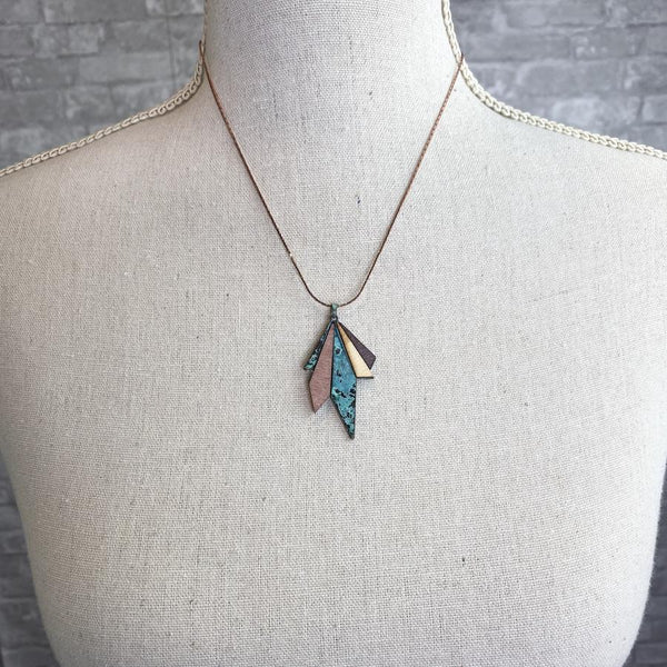 Inca Necklace Set-Turquoise-Final Sale: No Returns/Exchanges