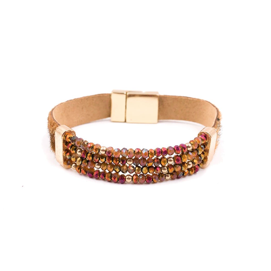 Leo Bracelet-Brown-Final Sale: No Returns/Exchanges