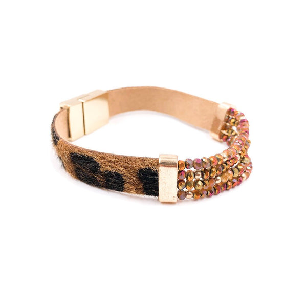 Leo Bracelet-Brown-Final Sale: No Returns/Exchanges